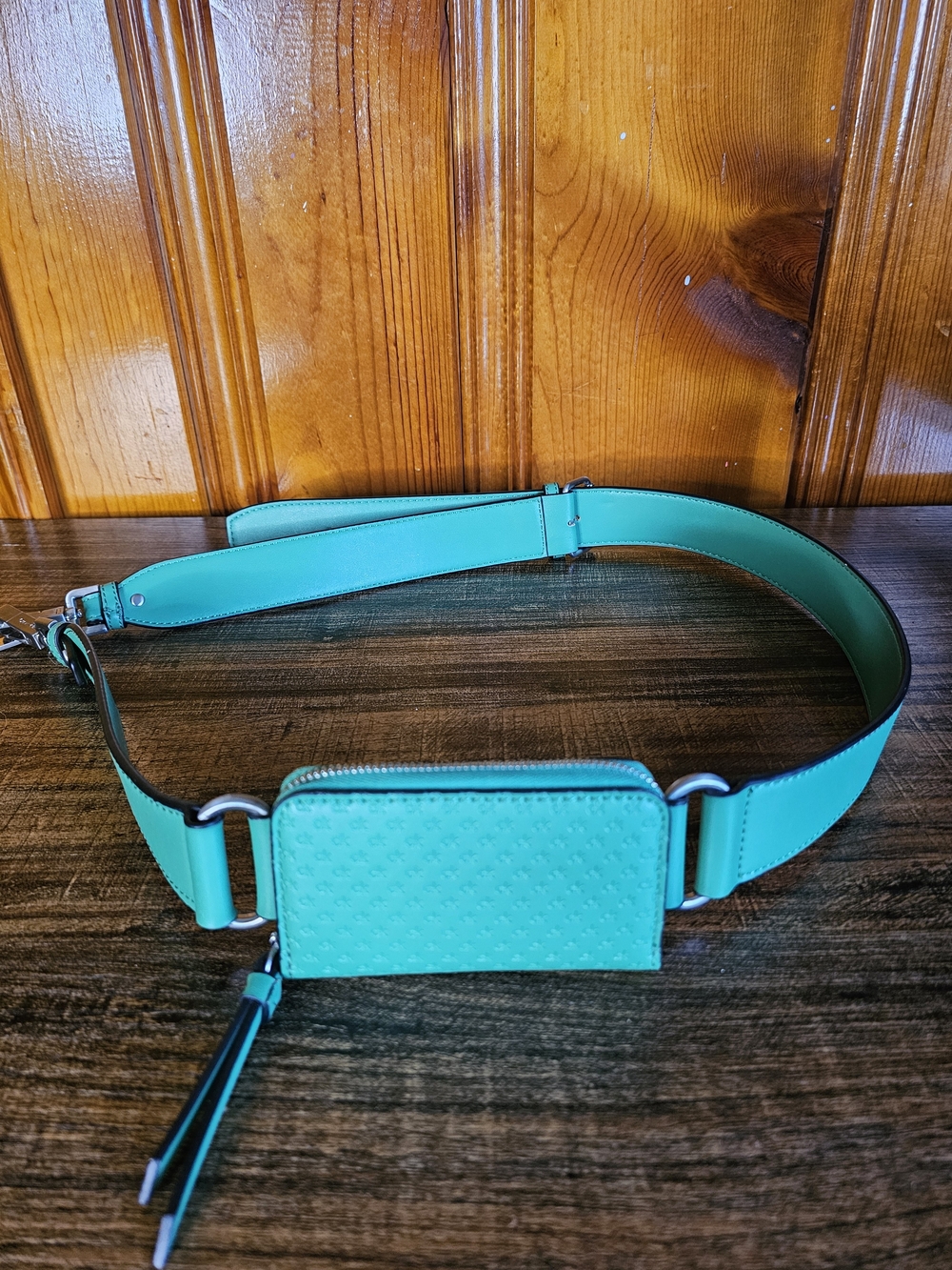 Calvin Klein Turquoise Mini Belt Bag